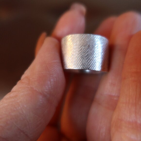 NWOT $400 Dahlia Kanner Sterling Silver & Cognac diamond bumpy ring with stone 6 - Picture 11 of 15